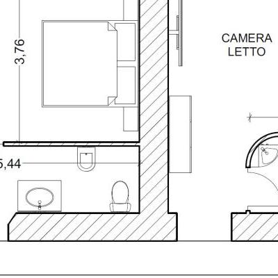 Piante stato di fatto e di progetto